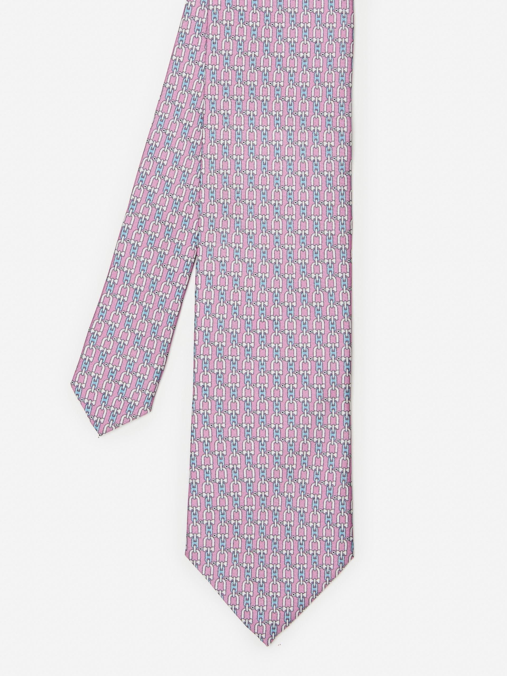 Silk Tie in Linked Chain-New Feature DemoNew Feature Demo