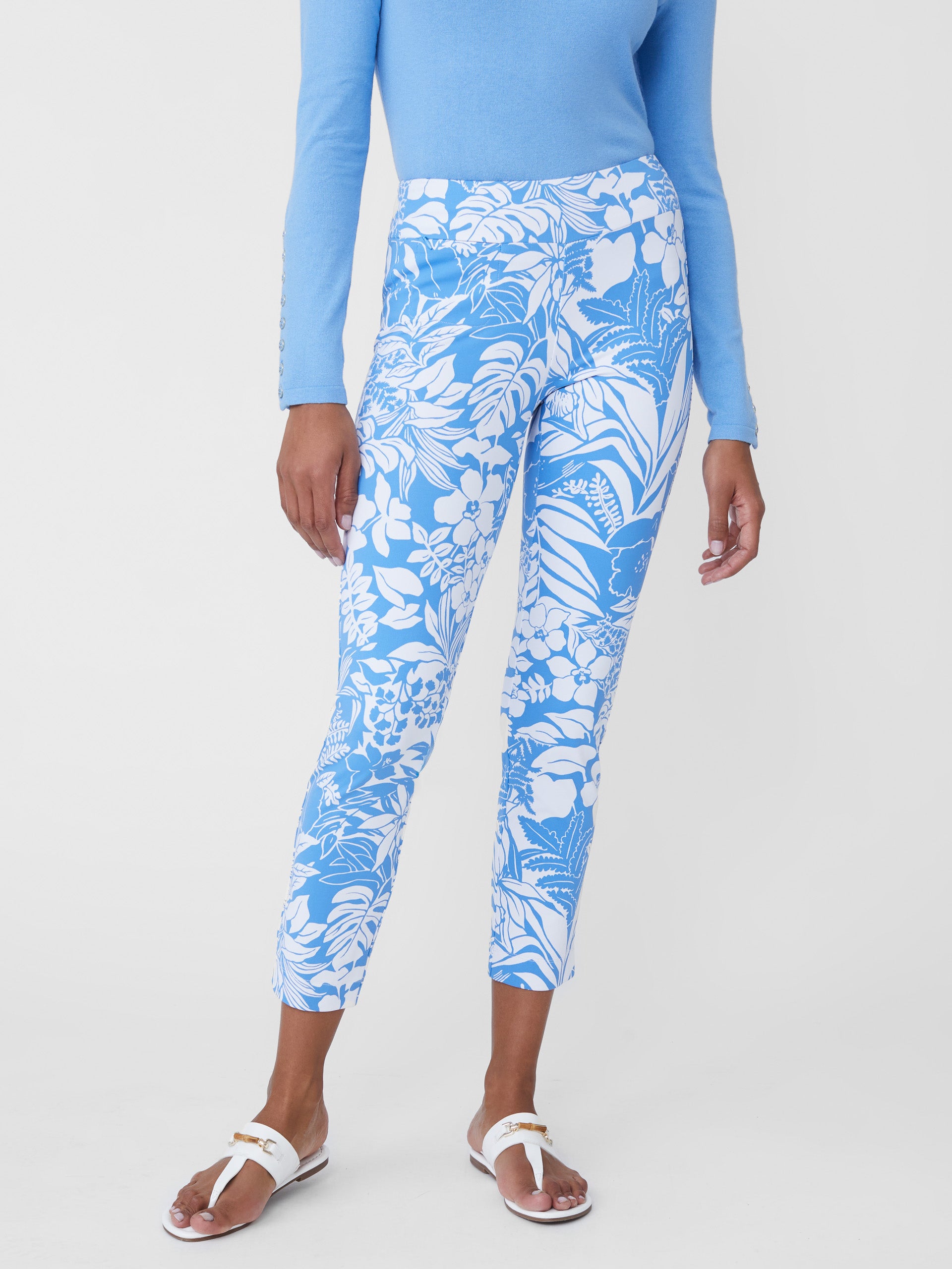 Newport Capri Pants in Bay Isle-New Feature DemoNew Feature Demo