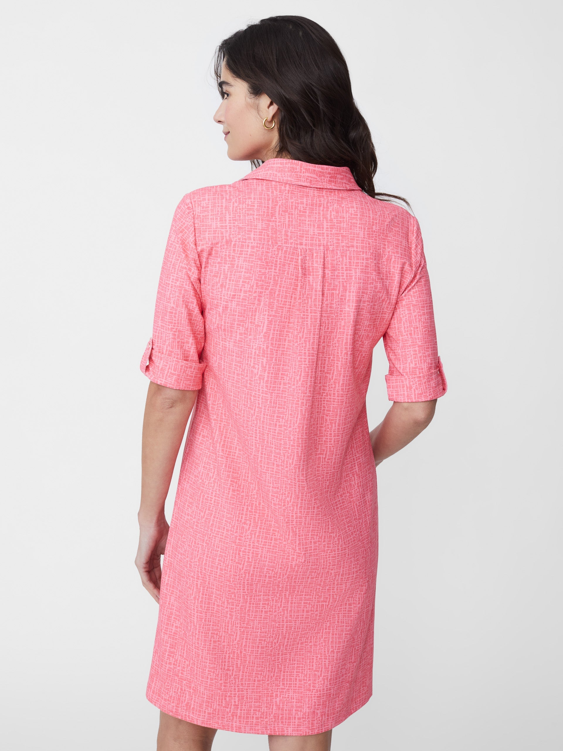 Lawrence Dress in Cross Hachure-New Feature DemoNew Feature Demo