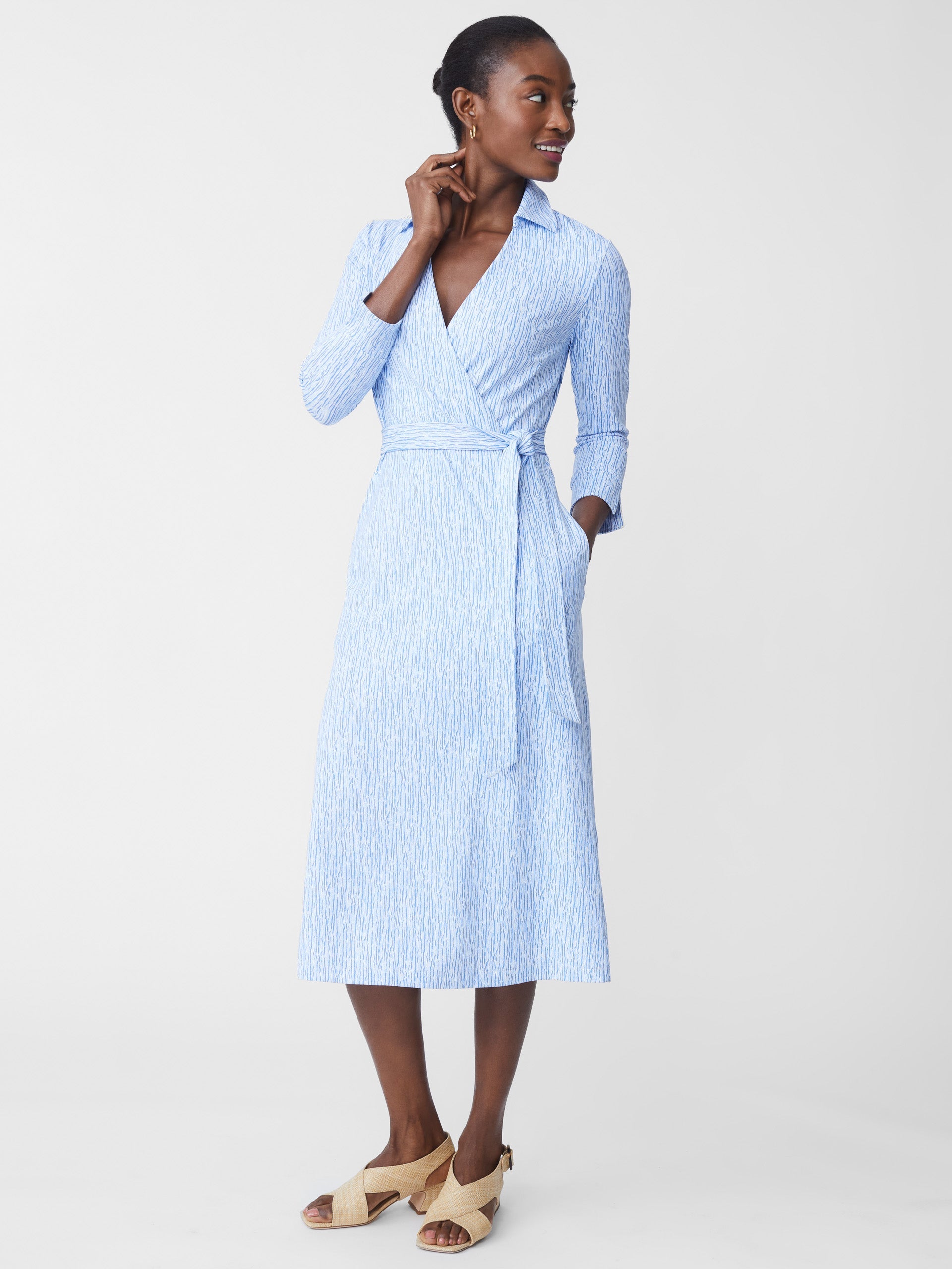 Verte Dress in Textured Ridge-New Feature DemoNew Feature Demo