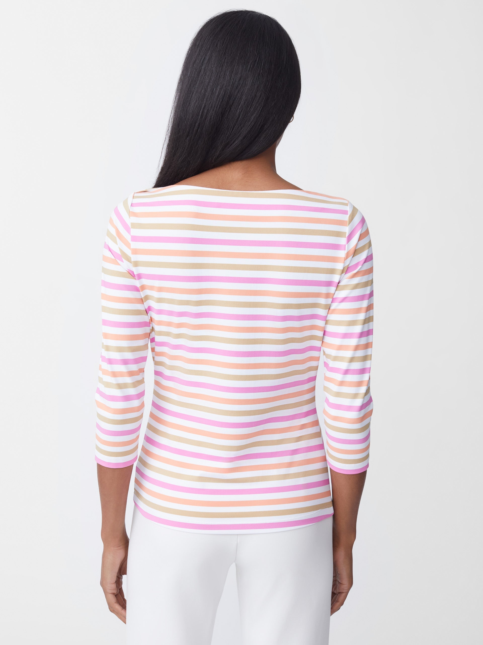 Wavesong Tee in Bangle Multi Stripe-New Feature DemoNew Feature Demo