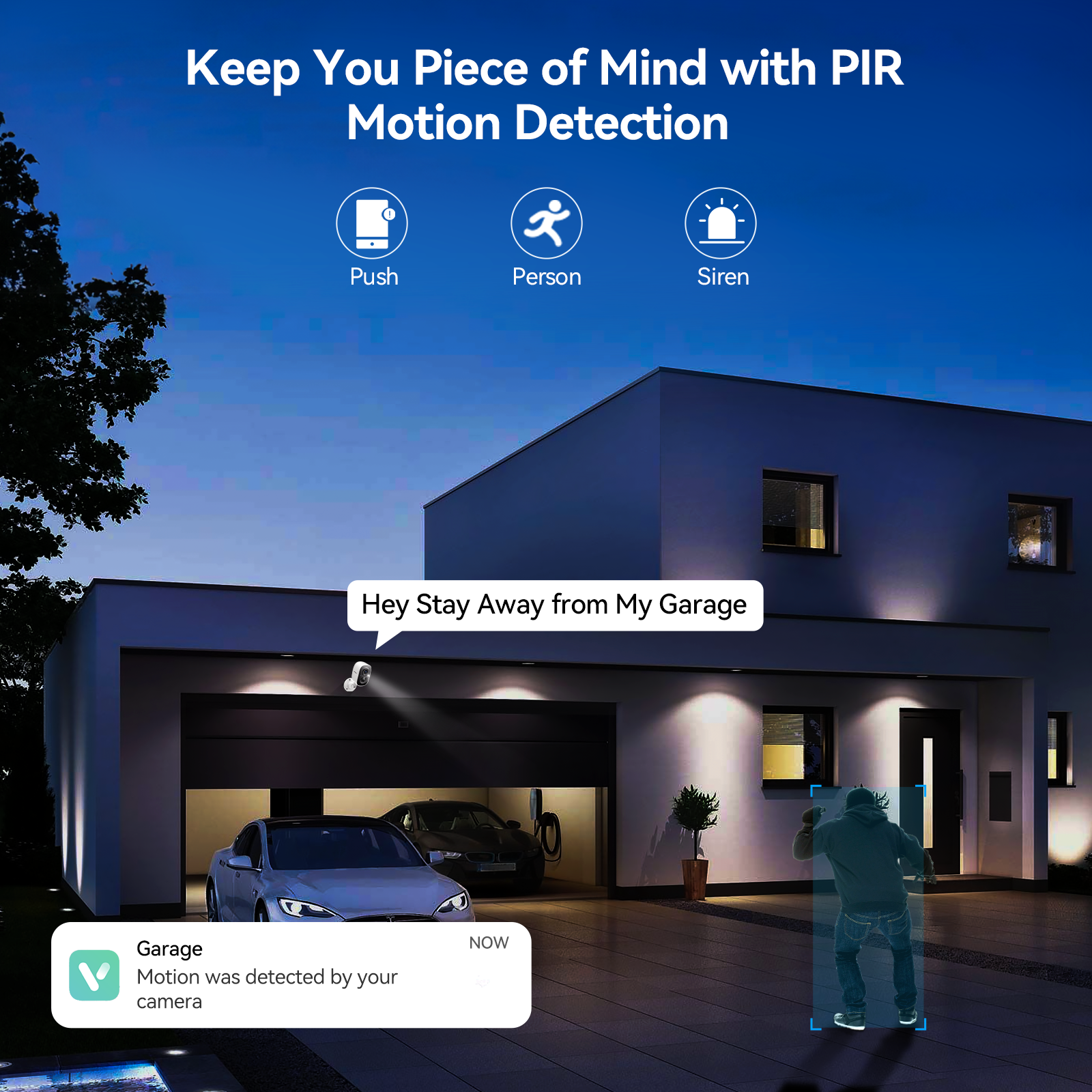 LongPlus® X82 Wireless Security Camera