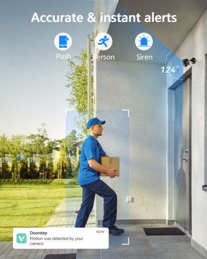 LongPlus® X82 Wireless Security Camera