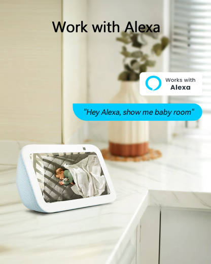LongPlus® X11 Indoor Security Camera, Pet Camera \ Baby Monitor