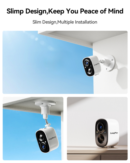 LongPlus® X82 Wireless Security Camera