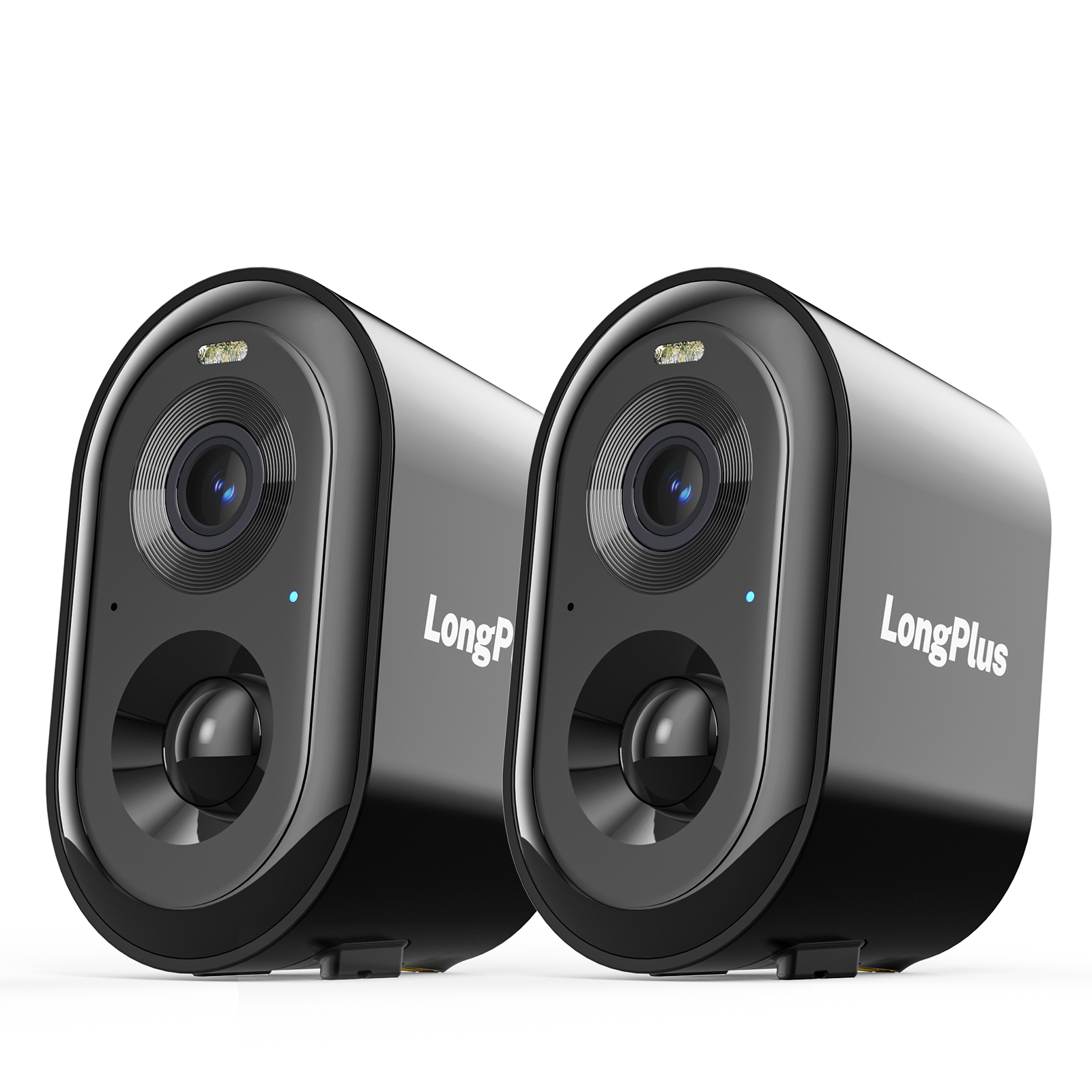 LongPlus Security Cameras Wireless Outdoor, Battery Wireless Security Camera Outdoor with AI Motion Detection, WiFi Cameras for Home, Color Night Vision, 2-Way Talk, Works with Alexa, Cloud/SD Storage