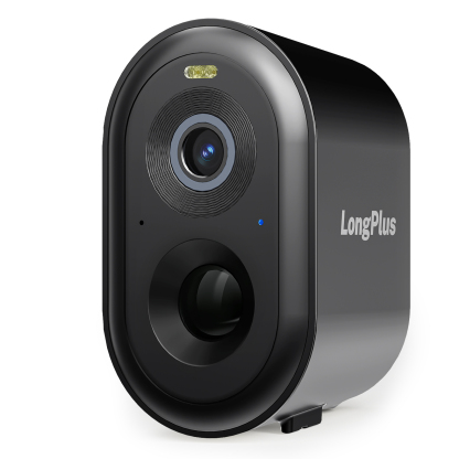LongPlus Security Cameras Wireless Outdoor, Battery Wireless Security Camera Outdoor with AI Motion Detection, WiFi Cameras for Home, Color Night Vision, 2-Way Talk, Works with Alexa, Cloud/SD Storage