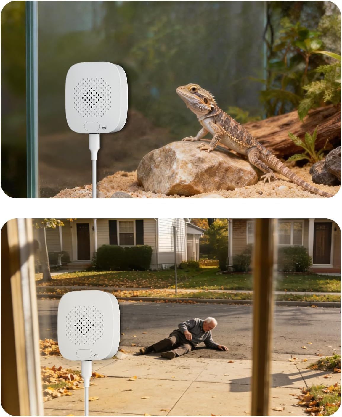 LongPlus 4K 8MP Window Camera 2Pack, WiFi6 Indoor Window Security Camera