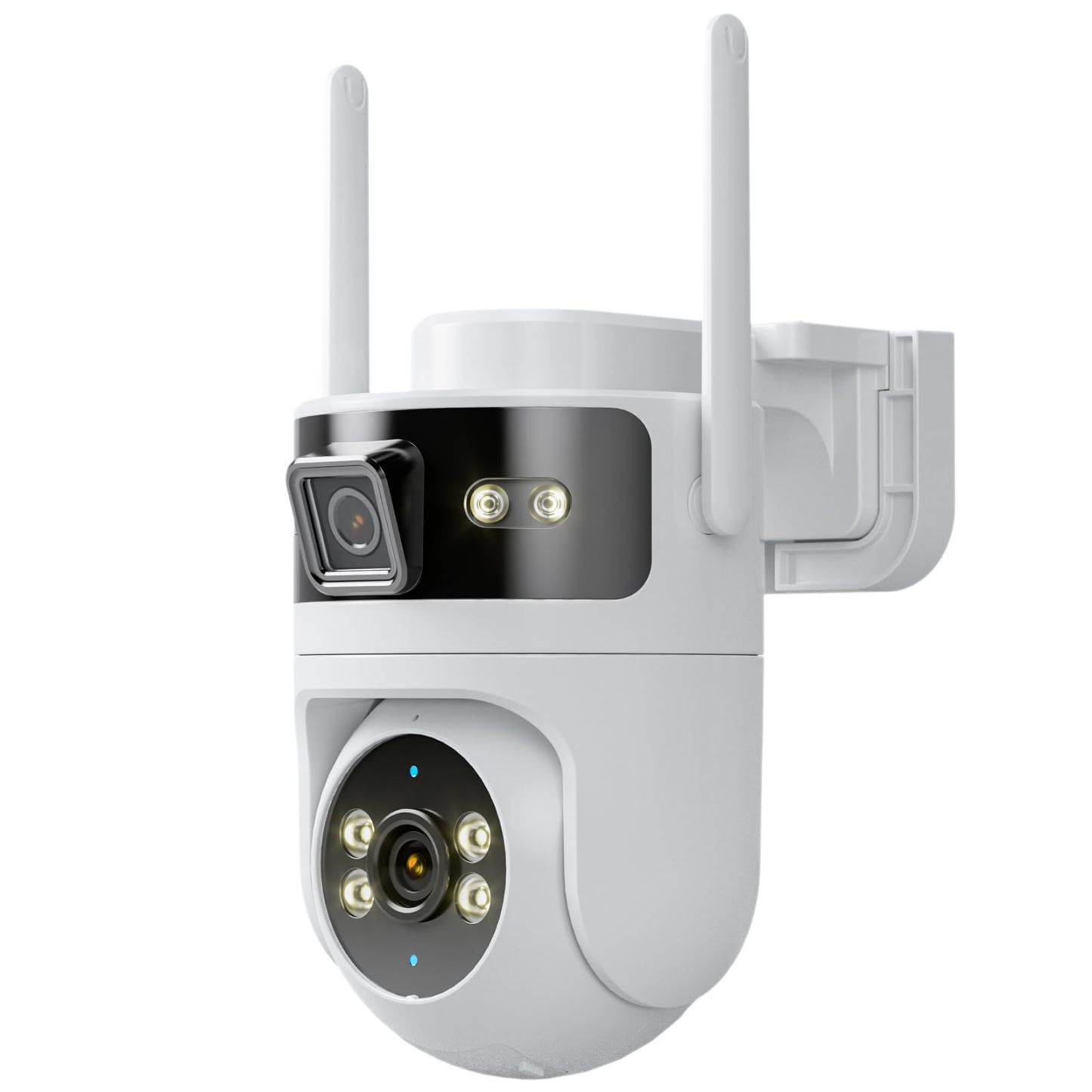 LongPlus Security Camera Outdoor 4MP WiFi Dual-Lens Sync Camera