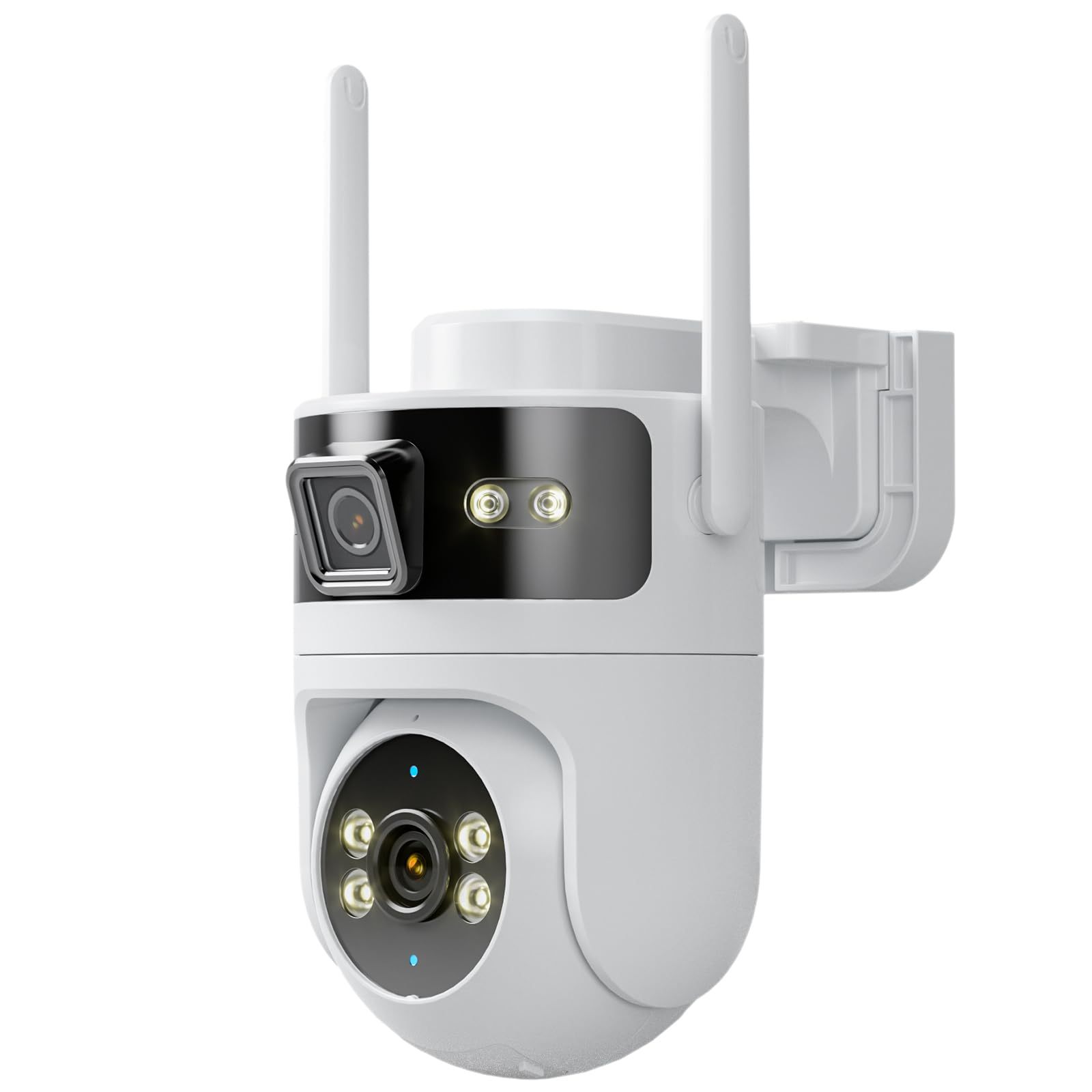 LongPlus Security Camera Outdoor 4MP WiFi Dual-Lens Sync Camera
