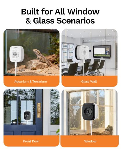 LongPlus 8MP 4K Window Camera WiFi 6 Safeview Window Security Camera