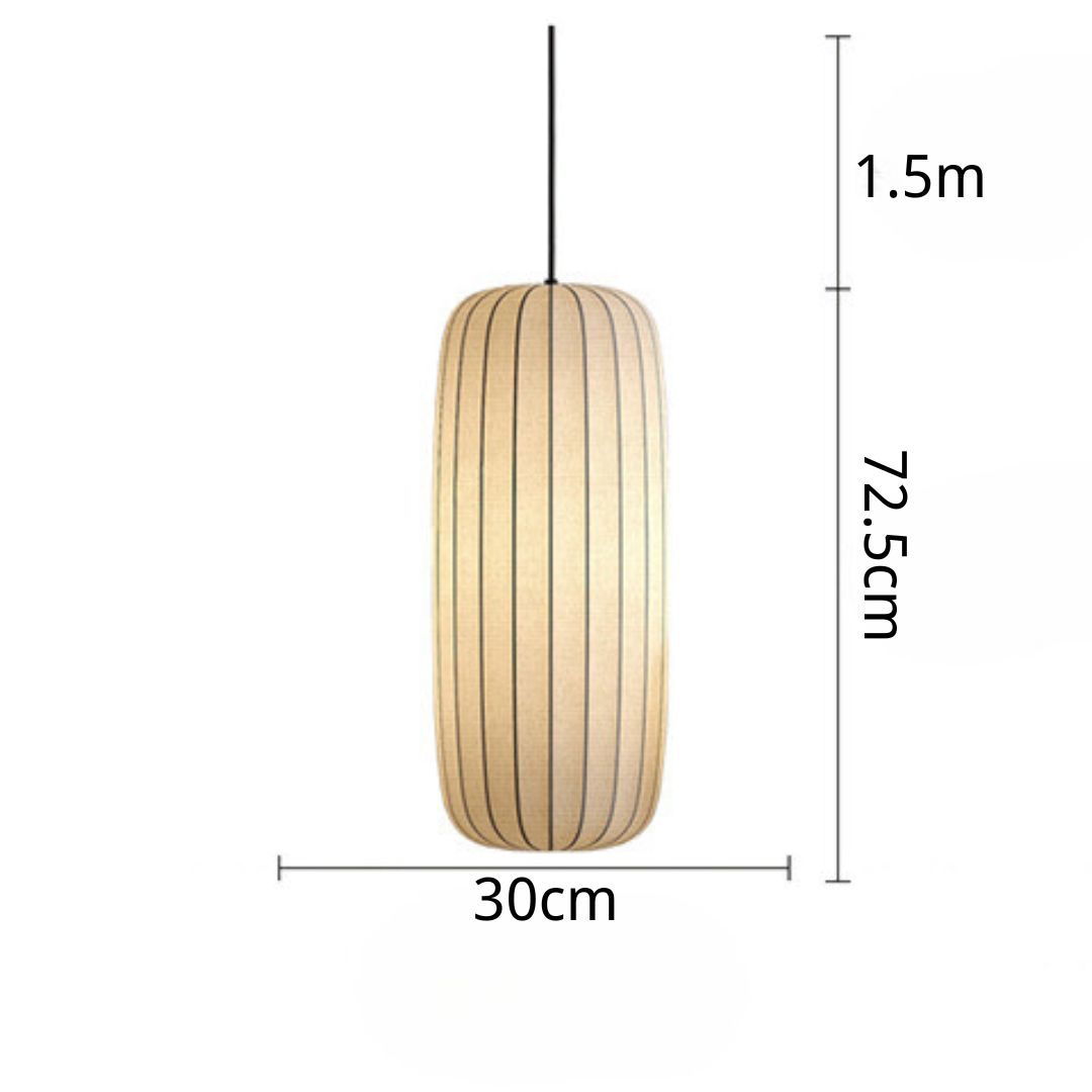 Japanese wabi-sabi style fabric chandelier-labpiecesign