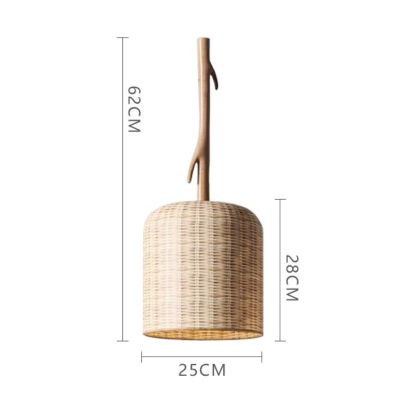 Retro wabi-sabi style art pendant light-labpiecesign