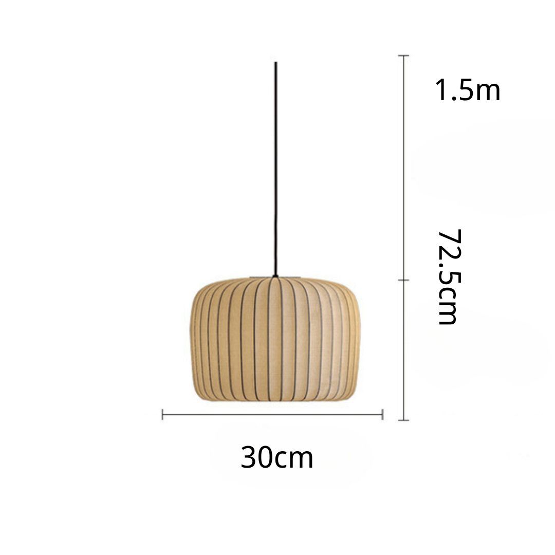 Japanese wabi-sabi style fabric chandelier-labpiecesign