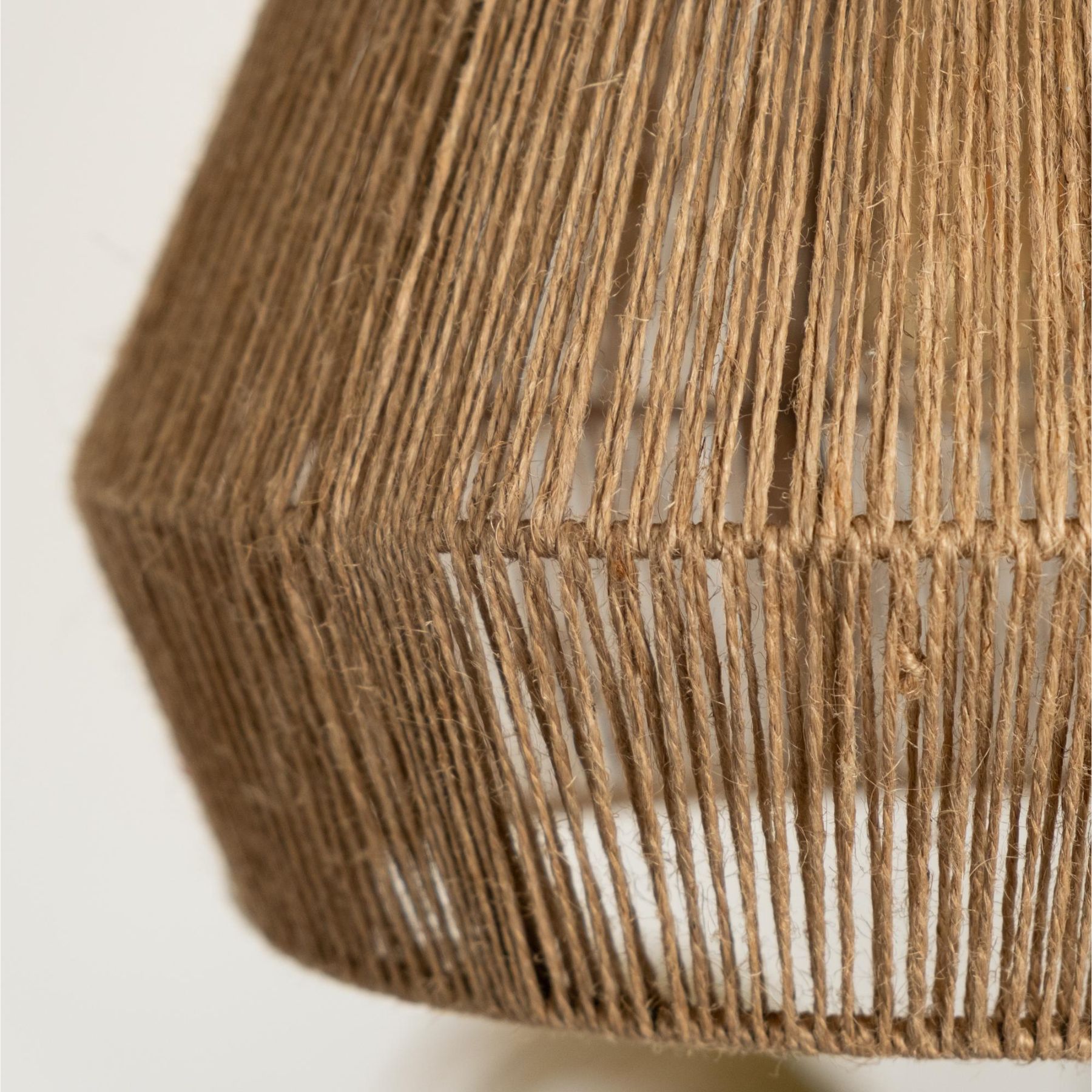Wabi-sabi Japanese style hemp rope woven pendant light