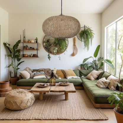 Vintage straw pendant light-labpiecesign