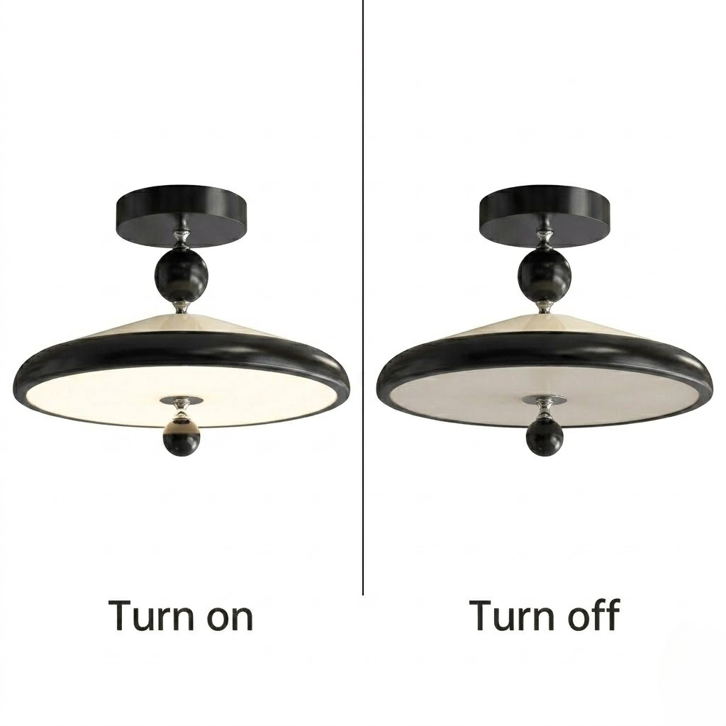 Modern Disc Flush Mount Ceiling Light