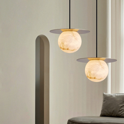 Spanish marble bedroom bedside modern  luxury pendant light-labpiecesign
