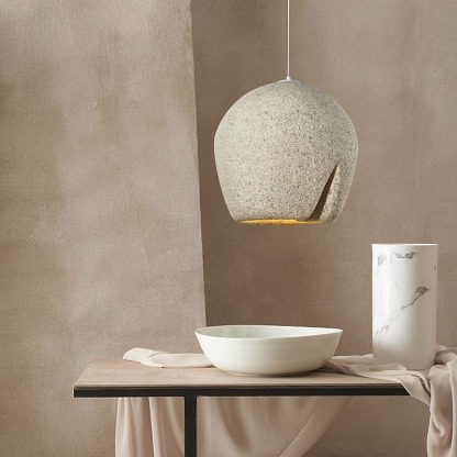 Japanese retro wabi-sabi style restaurant pendant light-labpiecesign
