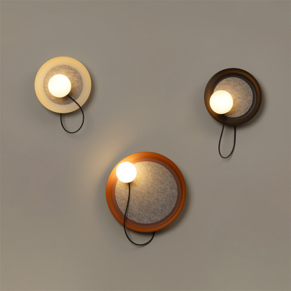 Modern Nordic bedside lamp magnet adjustable background wall decorative wall lamp for livingroom-labpiecesign