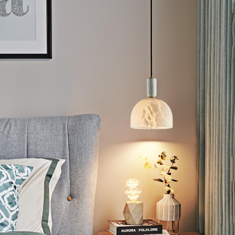 Nordic Modern Marble Pendant Light Bedside Small Light-labpiecesign