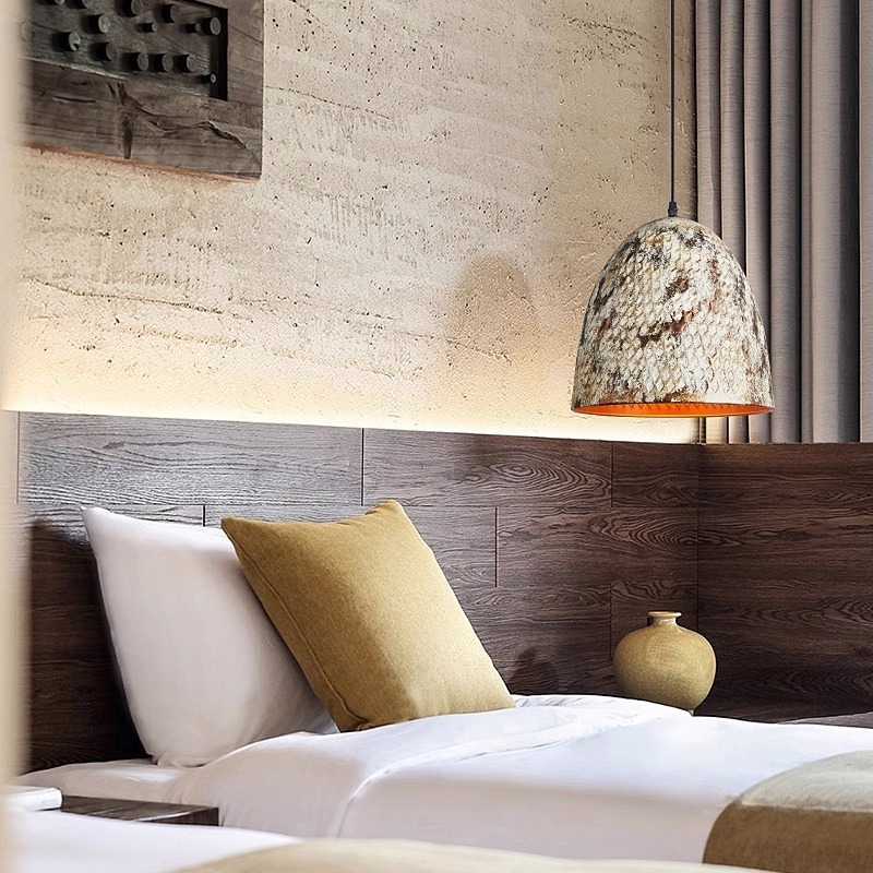 Industrial Style Snake Pattern Metal Pendant Light-labpiecesign