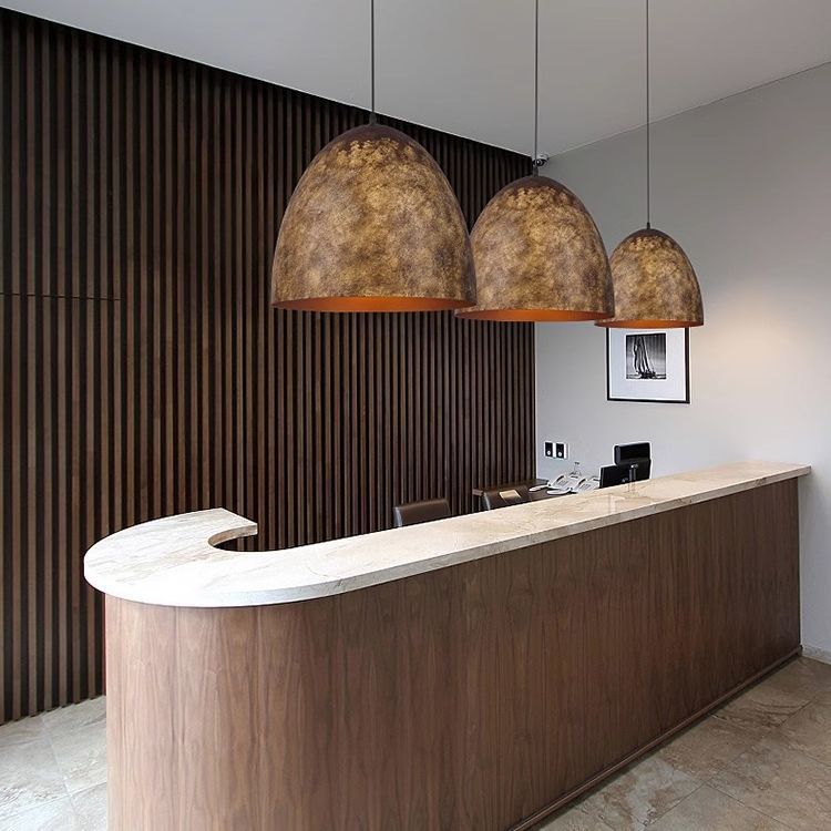 Industrial Style Brown Distressed Retro Metal Pendant Light-labpiecesign