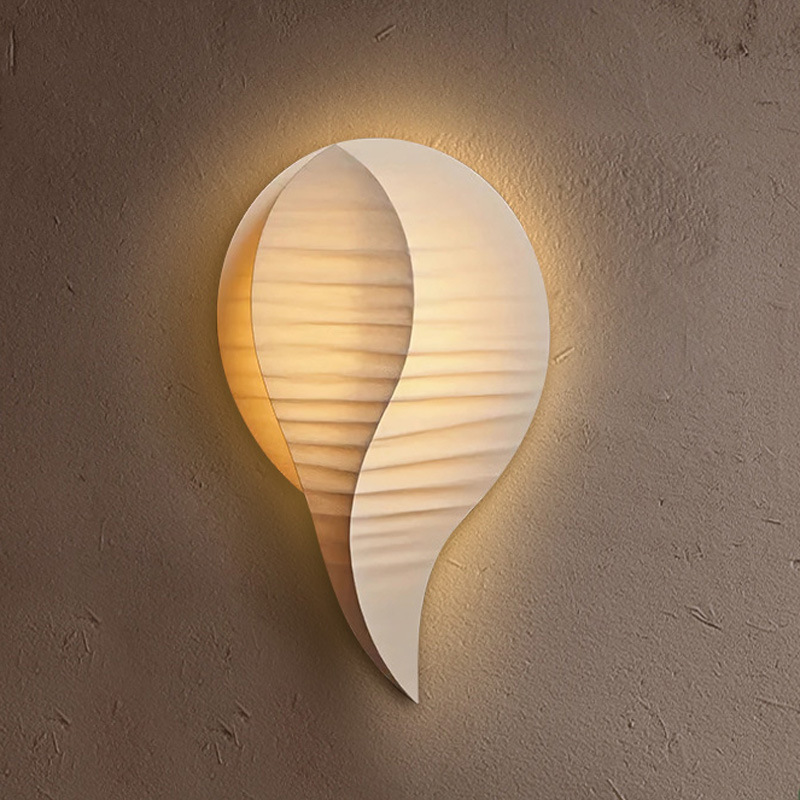 Design wall lamp cream series fabric wall lamp