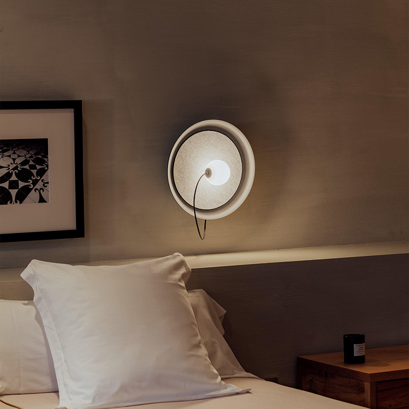 Modern Nordic bedside lamp magnet adjustable background wall decorative wall lamp for livingroom
