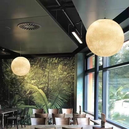 Nordic Style Simplicity Moon Hanging Light Fixtures -labpiecesign