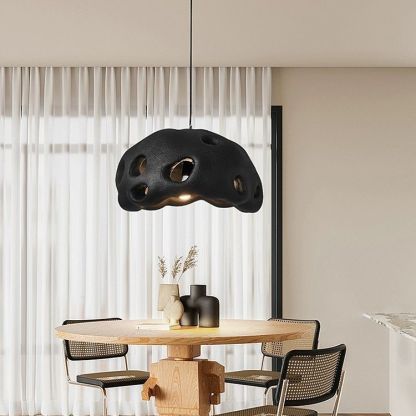 Wabi-sabi style living room simple dining room creative pendant light-labpiecesign