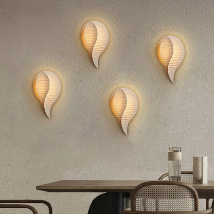 Design wall lamp cream series fabric wall lamp-labpiecesign