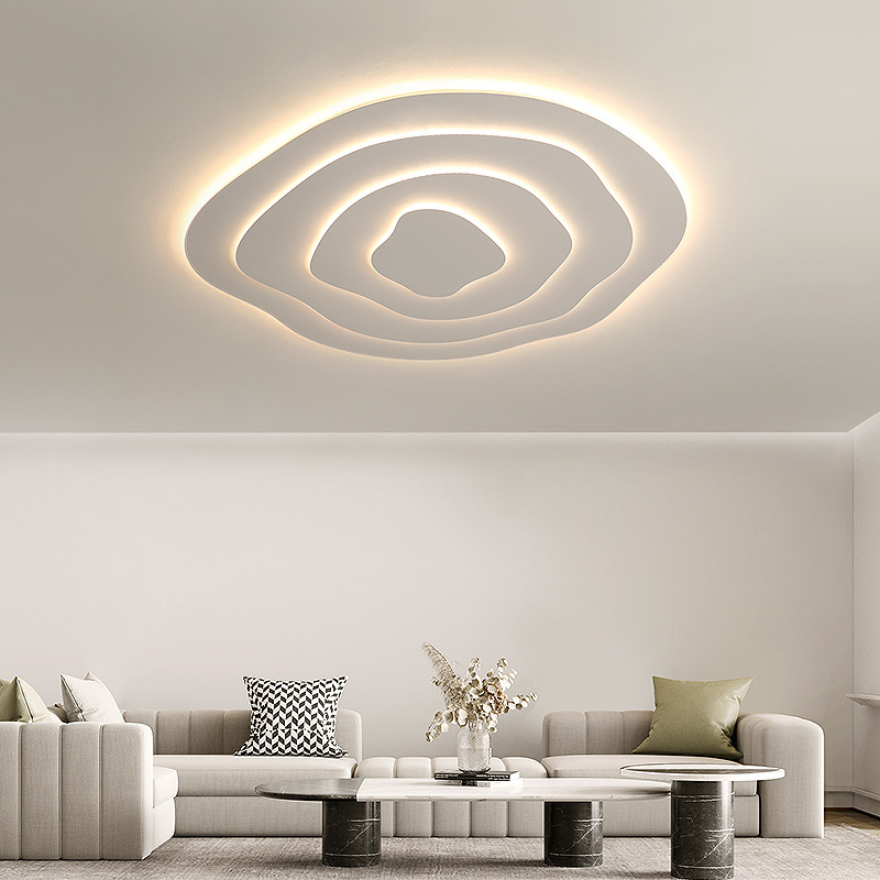 Minimalist Irregular Round Ceiling Lamp Special Shaped LED Lamp-labpiecesign