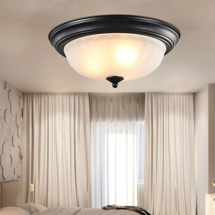 Round ceiling lamp American iron aisle ceiling light-labpiecesign