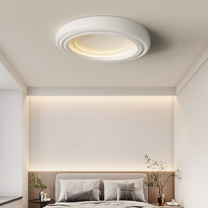 Full spectrum cream stylei eye protection modern simple LED smart ceiling light