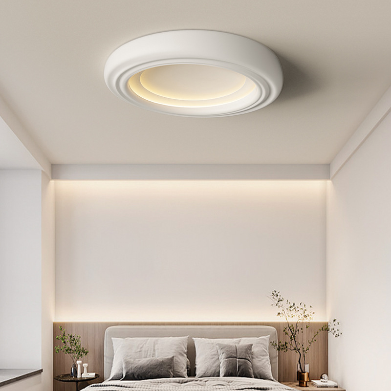 Full spectrum cream stylei eye protection modern simple LED smart ceiling light-labpiecesign