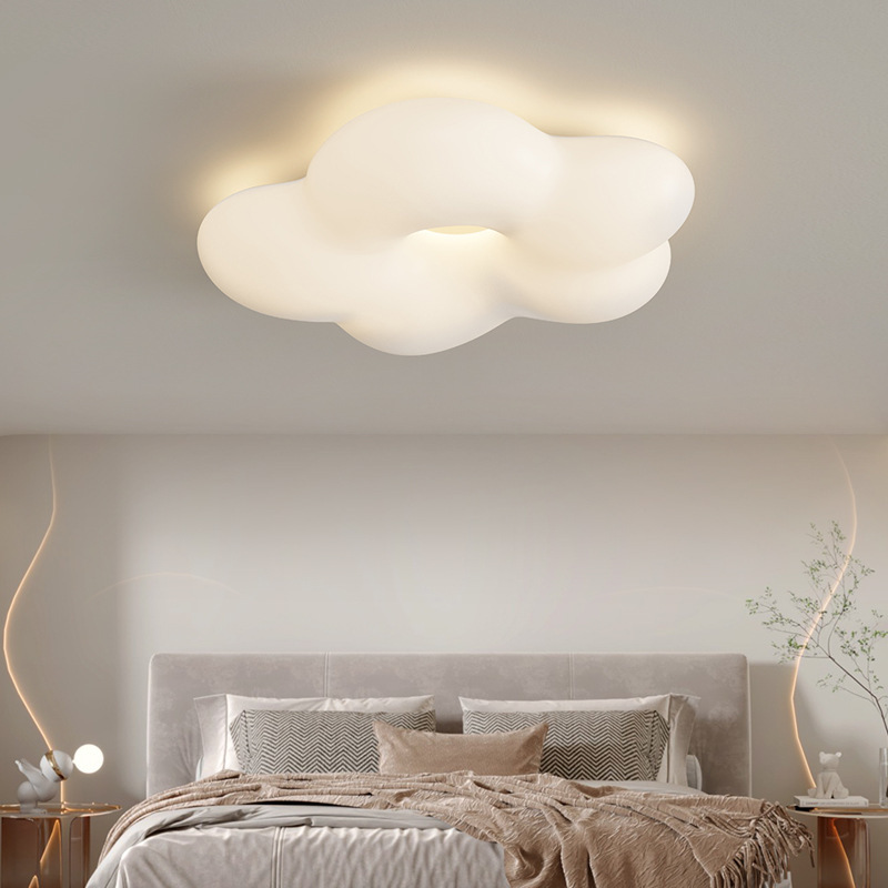 Full spectrum eye protection cloud ceiling lamp cream ins style children's room led ceiling Light-labpiecesign