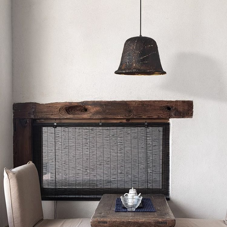 Japanese retro wabi-sabi style bedside lamp retro industrial style lamp