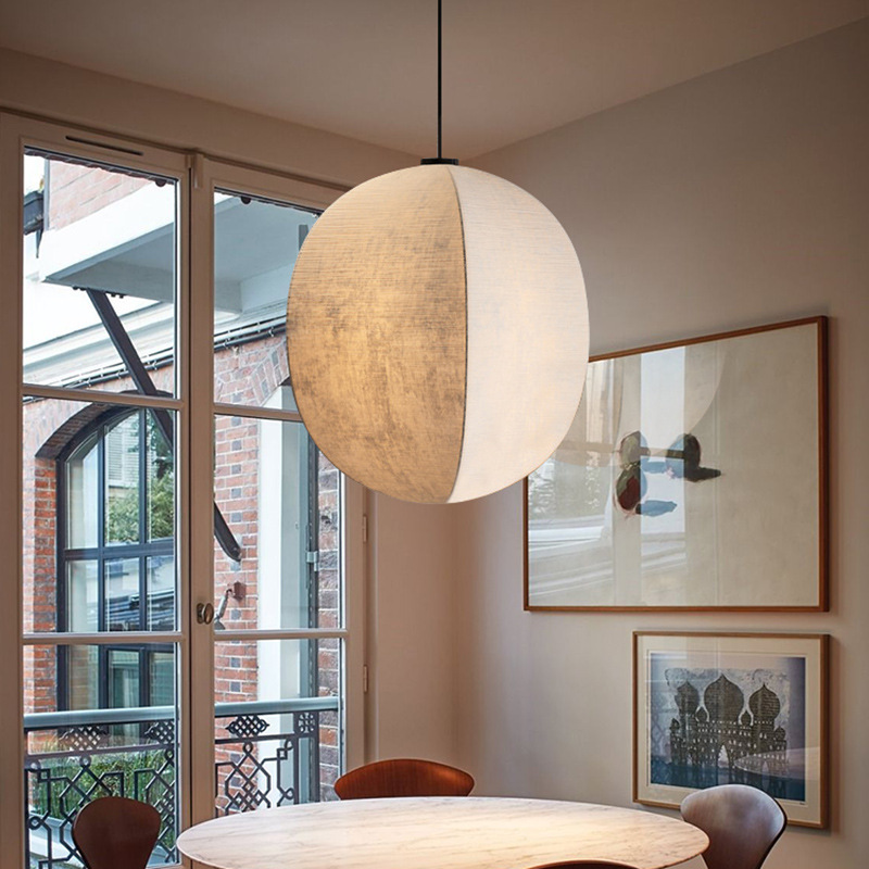 Japanese Style Wabi-sabi Style Pendant Light Fabric Pendant Lamp-labpiecesign