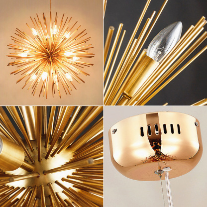 Modern Striking sphere sunburst starchandelier -labpiecesign
