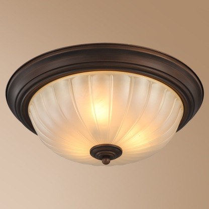 Round ceiling lamp American iron aisle ceiling light-labpiecesign