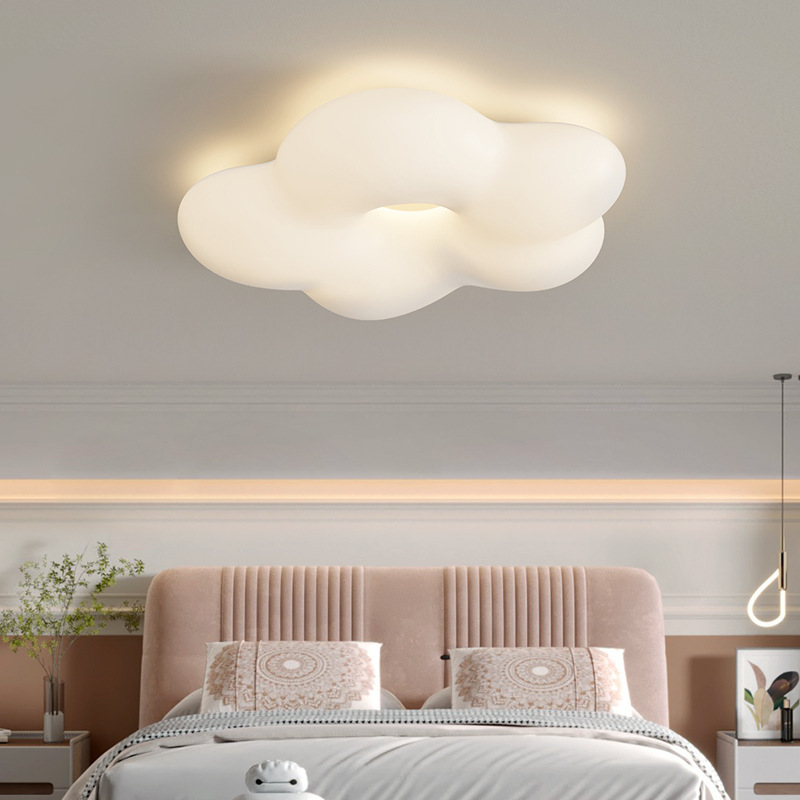 Full spectrum eye protection cloud ceiling lamp cream ins style children's room led ceiling Light-labpiecesign