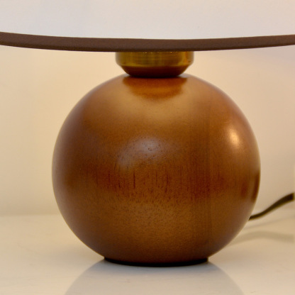 Japanese retro table lamp bedroom lamp bedside solid wood small table lamp-labpiecesign