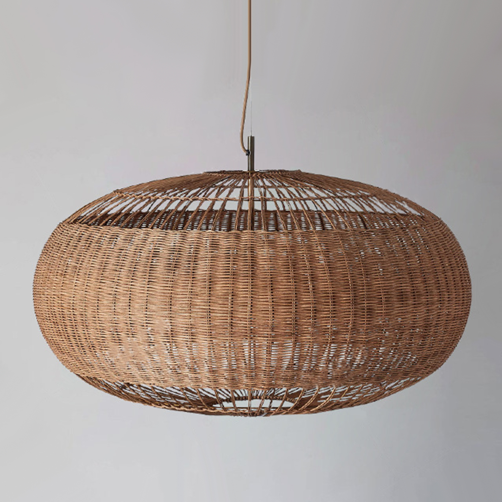 Rattan chandelier retro Japanese style wabi-sabi style bamboo pendant light-labpiecesign