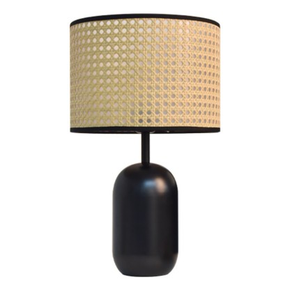 Japanese wabi-sabi Rattan table lamp-labpiecesign