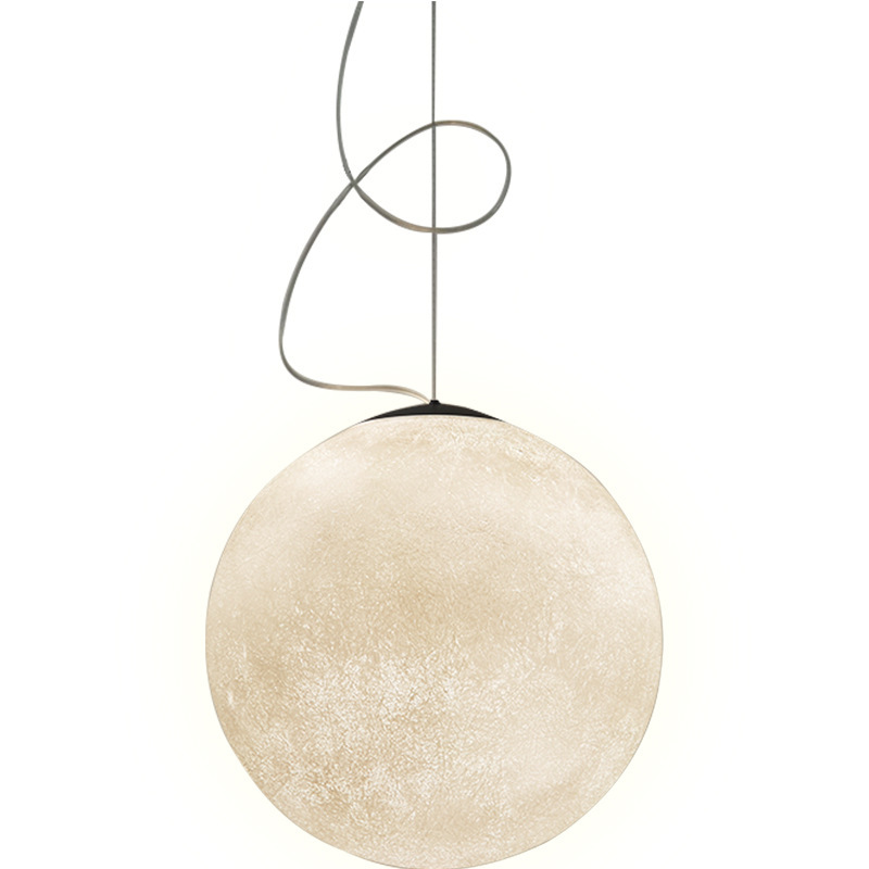 Nordic Style Simplicity Moon Hanging Light Fixtures -labpiecesign