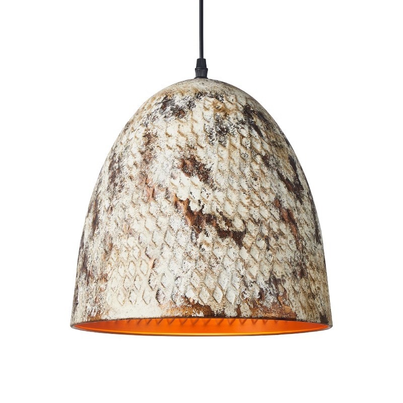 Industrial Style Snake Pattern Metal Pendant Light-labpiecesign