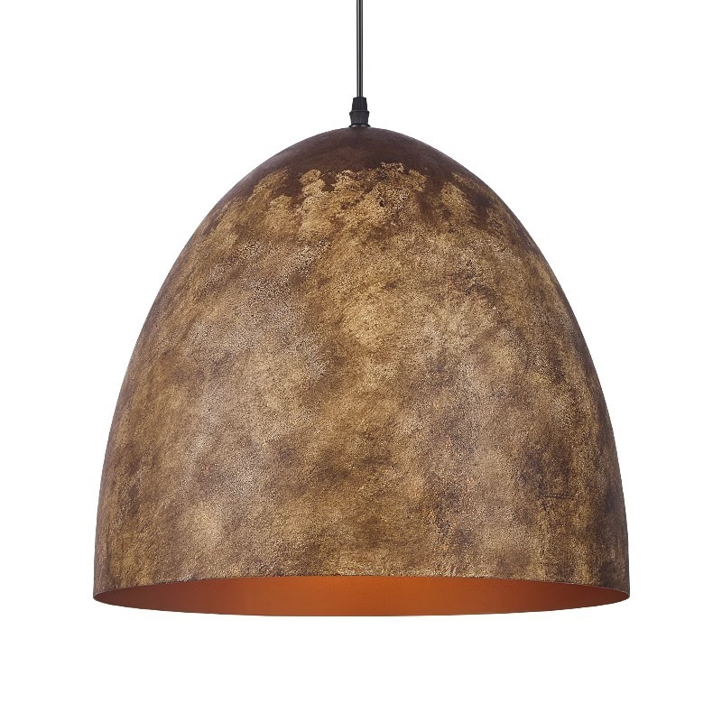 Industrial Style Brown Distressed Retro Metal Pendant Light-labpiecesign