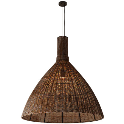 Creative Wabi-sabi Style Homestay Rattan Pendant Light-labpiecesign