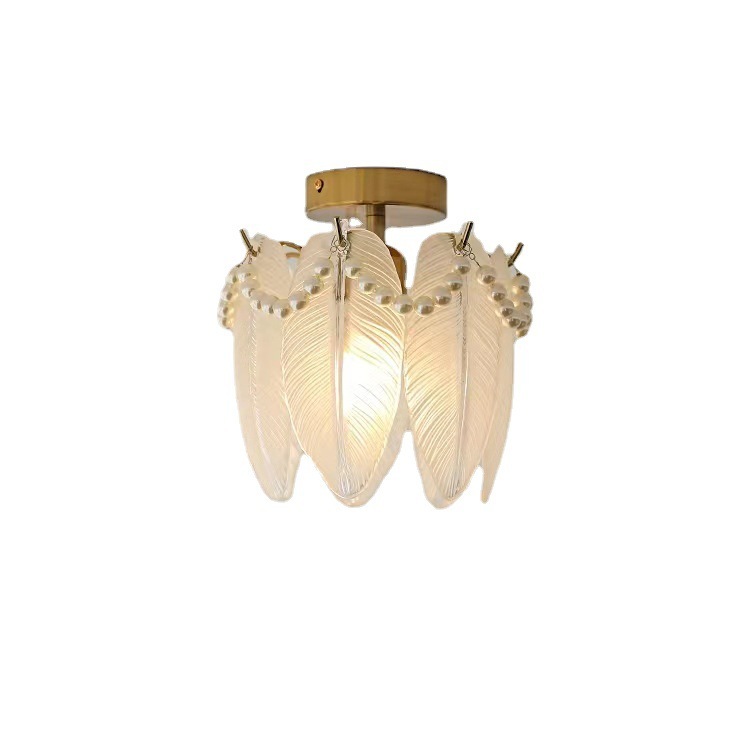 French Light Luxury Aisle Light Full Spectrum Three-color LED Ceiling Light-labpiecesign